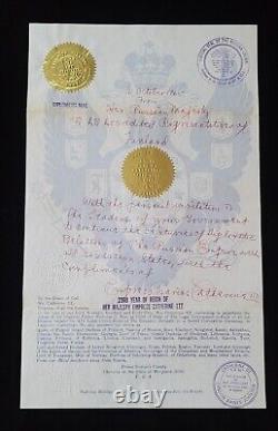 Imperial Russian Empress Catherine III Romanov Russia Signed Document Royalty RU