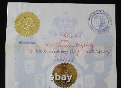 Imperial Russian Empress Catherine III Romanov Russia Signed Document Royalty RU