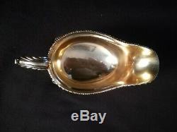 Imperial Russian FABERGE 88 Purity Gilded Gravy Bowl Tsarskoe Selo, Hallmarked