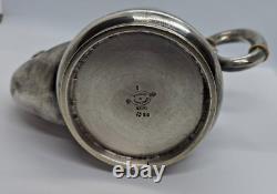 Imperial Russian Fraget Warsaw Poland Silver Plate Coffe Pot and Milk Jug