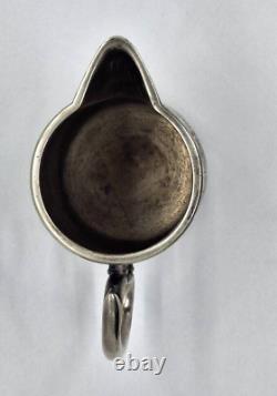 Imperial Russian Fraget Warsaw Poland Silver Plate Coffe Pot and Milk Jug
