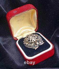 Imperial Russian Institute Badge HALLMARKED SILVER ORIG Circa 1910