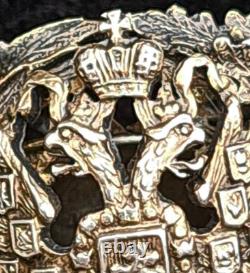 Imperial Russian Institute Badge HALLMARKED SILVER ORIG Circa 1910