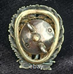 Imperial Russian Institute Badge HALLMARKED SILVER ORIG Circa 1910