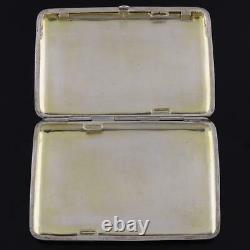 Imperial Russian Moscow Ivan Lebedkin Silver 84 Cloisonne Enamel Cigarette Case