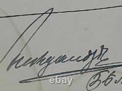 Imperial Russian Royalty Signed Document Empress Maria Feodorovna Xenia Olga RU