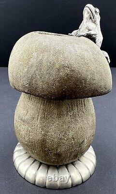 Imperial Russian Silver 84 & Sandstone, Match Holder, St. Petersburg 1886, Marked