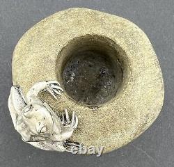 Imperial Russian Silver 84 & Sandstone, Match Holder, St. Petersburg 1886, Marked