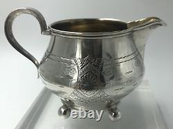 Imperial Russian Silver Cream jug Gold Wash interior Moscow 1893