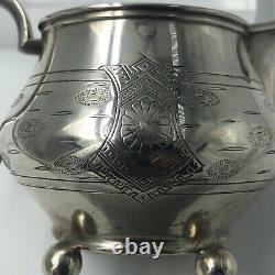 Imperial Russian Silver Cream jug Gold Wash interior Moscow 1893