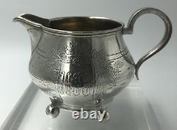 Imperial Russian Silver Cream jug Gold Wash interior Moscow 1893