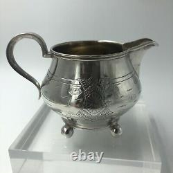 Imperial Russian Silver Cream jug Gold Wash interior Moscow 1893