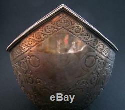 Imperial Russian Silver Massive Bowl Kovsh Ovchinnikov From Auction House