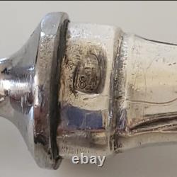 Imperial Russian Silver Meat Forks 84 Solid Silver Hallmarked Riga Latvian