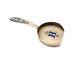 Imperial Russian Silver Spoon Cloisonne Enamel Cipher Crown Tsar Nicholas II RU