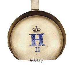 Imperial Russian Silver Spoon Cloisonne Enamel Cipher Crown Tsar Nicholas II RU