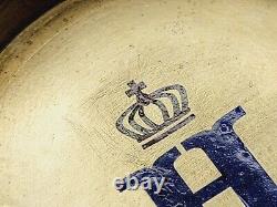 Imperial Russian Silver Spoon Cloisonne Enamel Cipher Crown Tsar Nicholas II RU