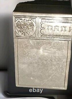 Imperial Russian Trompe L'oiel Silver Cigarette Box