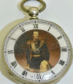 Imperial Russian officer's silver Vacheron Freres pocket watch. Russo-Turkish War