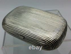 Imperial Russian silver case purse wallet fitted interior St Petersburg c1880