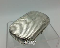 Imperial Russian silver case purse wallet fitted interior St Petersburg c1880