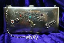 Imperial Russian silver handbag opera clutch bag purse Caucusus c1908