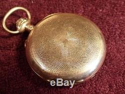 LARGE ANTIQUE 94.6 gr GOLD 14K POCKET WATCH PAVEL BURE BUHRE IMPERIAL RUSSIAN