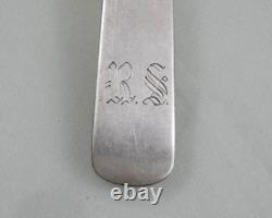Large Antique Imperial Russian 84 Silver Spoon 1853 Provincial, Minsk Belarus