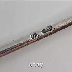 Large Imperial Russian Spoon Solid Silver 84 Hallmarked Moscow Grigory Spitnev