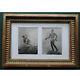 Male Nude Antique Imperial Russian Dancer Oleg Dunaeff framed Posing In Exile