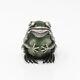 NYJEWEL Imperial Russian Fabergé Royal Frog Diamond Silver Nephrite Paperweight