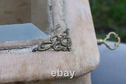 ORIGINAL Antique Box case imperial russian jewelry vtg old candy Nicholas II