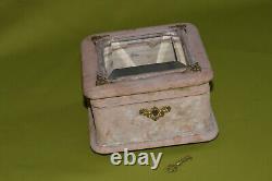 ORIGINAL Antique Box case imperial russian jewelry vtg old candy Nicholas II
