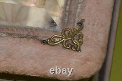 ORIGINAL Antique Box case imperial russian jewelry vtg old candy Nicholas II