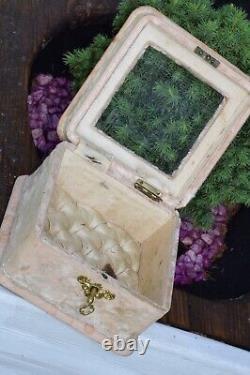 ORIGINAL Antique Box case imperial russian jewelry vtg old candy Nicholas II