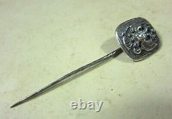 Old Russian PIN Sterling SIver, Imperial Double Headed Eagle, Tsar Romanov