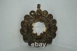 Original Old Rare Antique Imperial Russian Bronze Silver Jewelry Dukach 1900's