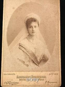 Original Russian Imperial Antique Cabinet Photo A. Pasetti Empress Russia Romanov