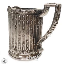 Peter Carl Faberge antique Russian Imperial solid silver jug 84 creamer rare