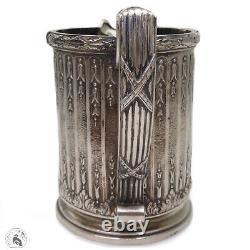 Peter Carl Faberge antique Russian Imperial solid silver jug 84 creamer rare