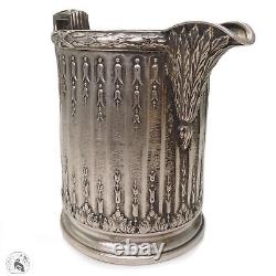 Peter Carl Faberge antique Russian Imperial solid silver jug 84 creamer rare