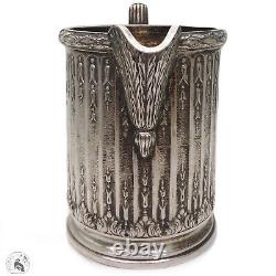 Peter Carl Faberge antique Russian Imperial solid silver jug 84 creamer rare