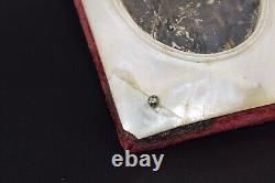 Portrait Antique table icon imperial russian Tsar Nicholas II Romanov silver vtg