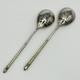 Pr 1885 Imperial Russian 84 Zolotniki Silver Niello Spoons By Vasily M. Ashmarin
