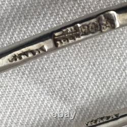 Pr 1885 Imperial Russian 84 Zolotniki Silver Niello Spoons By Vasily M. Ashmarin
