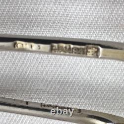 Pr Imperial Russian 84 Zolotniki Silver Niello Spoons Lev Fridrikhovitch Oleks