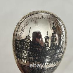 Pr Imperial Russian 84 Zolotniki Silver Niello Spoons Lev Fridrikhovitch Oleks