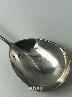 Quality Russian Silver Dessert Size Spoon Moscow Early 1900s