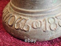 RARE ANTIQUE dated 1837! BELL w HANDLE IMPERIAL RUSSIA RUSSIAN RINGS NICE