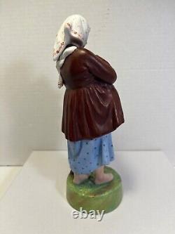 RARE Antique 19C Imperial Russian F. Gardner Porcelain Figurine 9.5